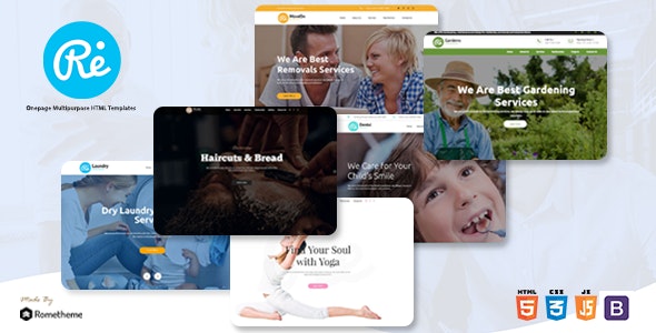 RE - Multi-purpose Responsive HTML Template