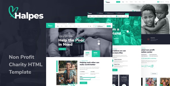 Halpes - Non Profit Charity HTML Template