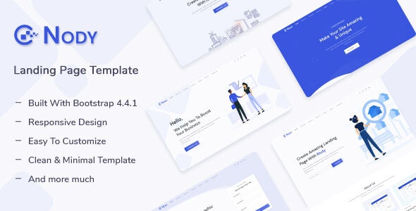 Nodiy - Landing Page Template