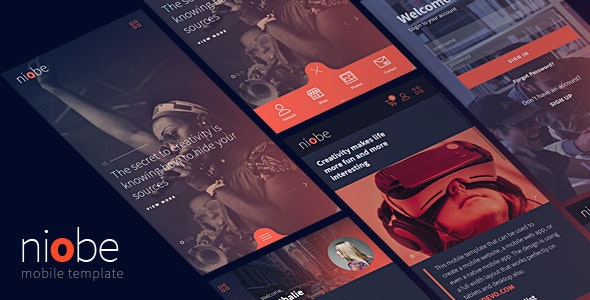 Niobe HTML Mobile Template