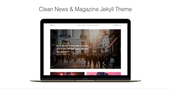 Aspire - Clean News & Magazine Jekyll Theme