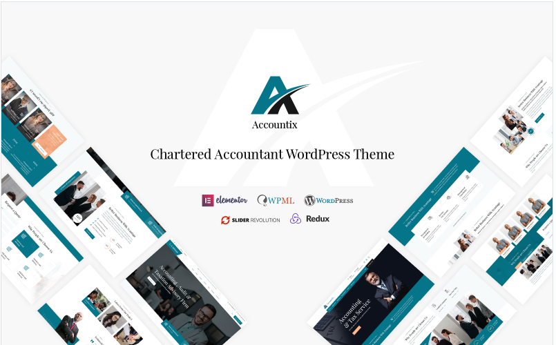 Product Image - Accountix- Chartered Accountant WordPress Theme