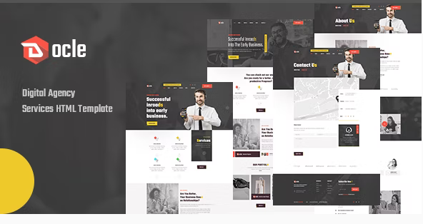 Docle - Agency Services HTML Template