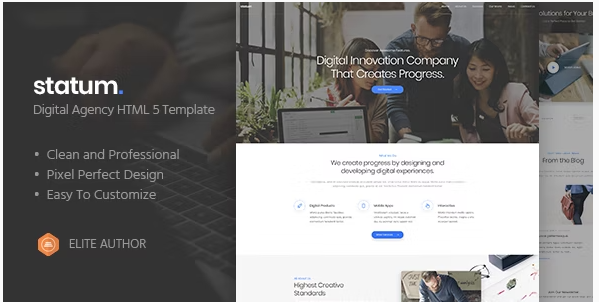 Statum - Business & Agency HTML5 Template