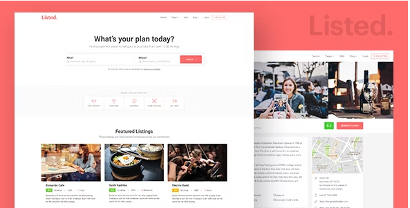 Directory & Listing HTML Website Template - Listeed