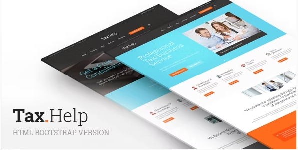 TaxHelp | Finance & Accounting Site Template