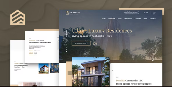 Hompark | Real Estate & Luxury Homes Theme — Template by Themeforest