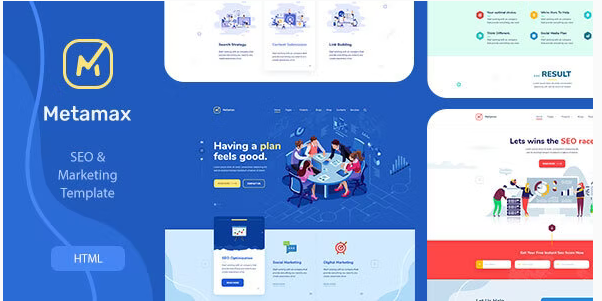 MetaMax - SEO and Marketing HTML Template