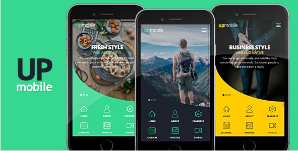 UpMobile HTML Mobile Template