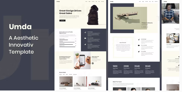 Umda - Innovative Multipurpose Creative Template
