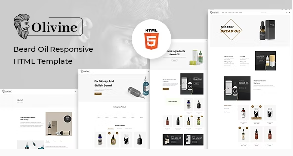 Olivine - Beard Oil HTML Template