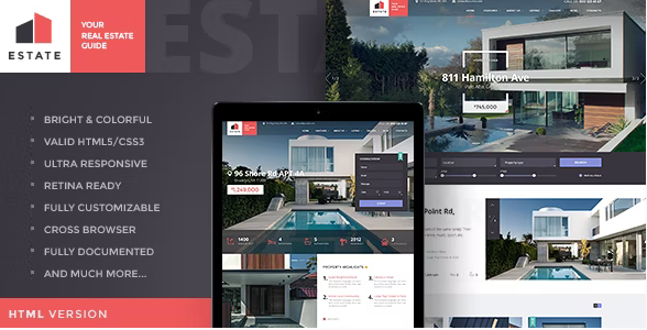 Estate | Property Sales & Rental Site Template