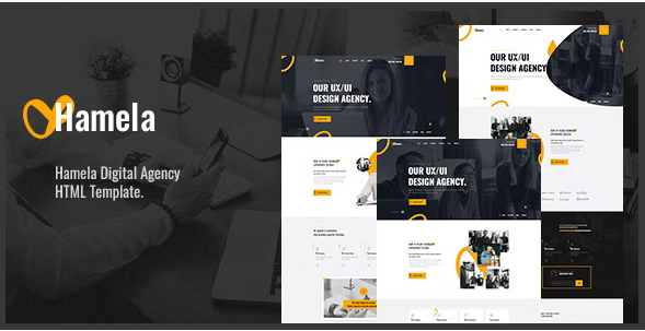 Hamela - Digital Agency Services HTML Template