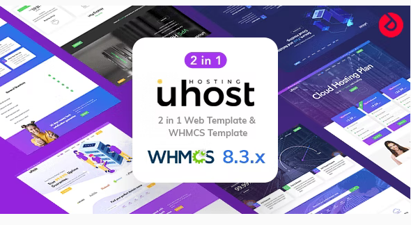 Uhost - Modern Web Hosting & WHMCS Template