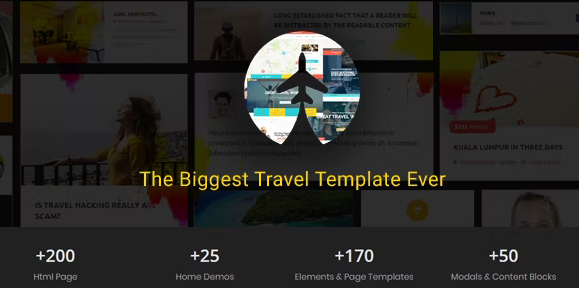 Travelz - Travel, Tour Booking , Hotel , Mega HTML5 Template