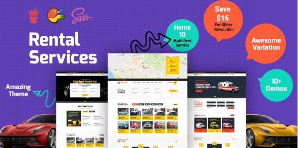 CarRent - Multipurpose Car Rental And Hire HTML Template