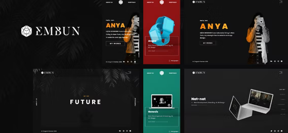 Embun - Portfolio Showcase HTML Template