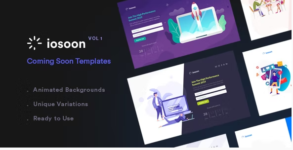 Iosoon | Stunning Coming Soon Template - Vol1
