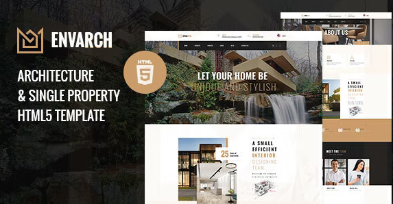 EnvArch - Architecture and Single Property HTML5 Template