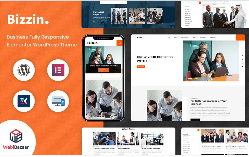 Bizzin - Technology & IT Solution Services WordPress Theme