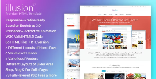 illusion - Premium Multipurpose HTML Template