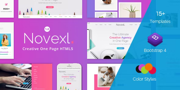 Novexl - Creative One Page HTML