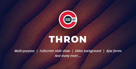 Thron - Creative One Page Template