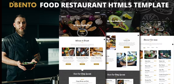 Dbento | Food Restaurant HTML5 Template