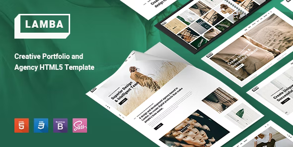 Lamba - Creative Portfolio & Agency HTML5 Template