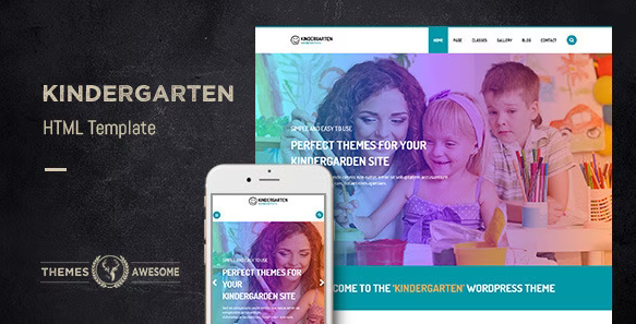 Kindergarten HTML template