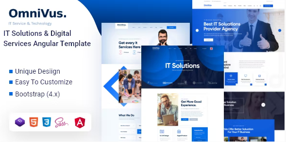 Omnivus - IT Solutions & Digital Services Angular Template