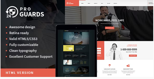 ProGuards | Safety & Security Site Template