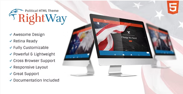Right Way | Politics & Activism Site Template