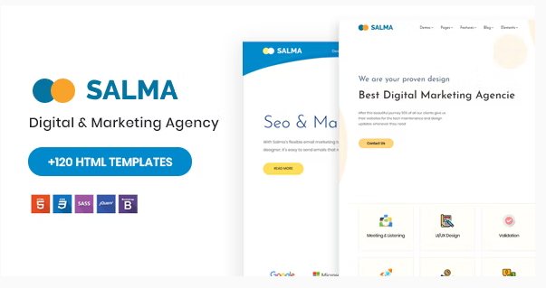 Salma - SEO Marketing HTML Template