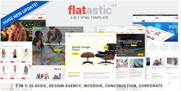 Flatastic - Premium Versatile HTML Template
