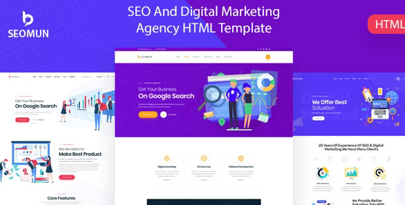 Seomun - Digital Marketing Agency HTML5 Template