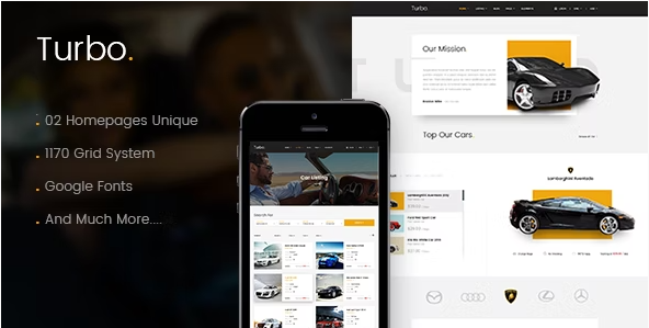 Turbo - Car Rental HTML Template