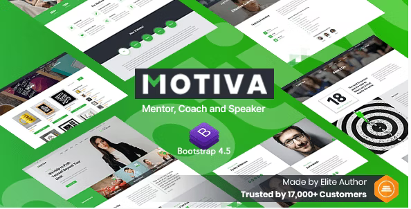Motiva - Mentor, Coach and Speaker Website Template