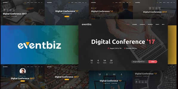 Eventbiz - Event, Conference and Seminar Website Template