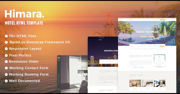 Himara Hotel Booking Template