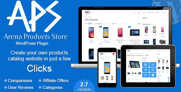 Arena Products Store WordPress Plugin 3.0