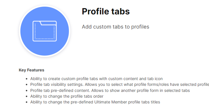 Ultimate Member – Profile Tabs 1.1.1