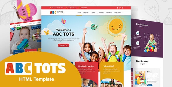 ABC Tots - Responsive HTML5 Template