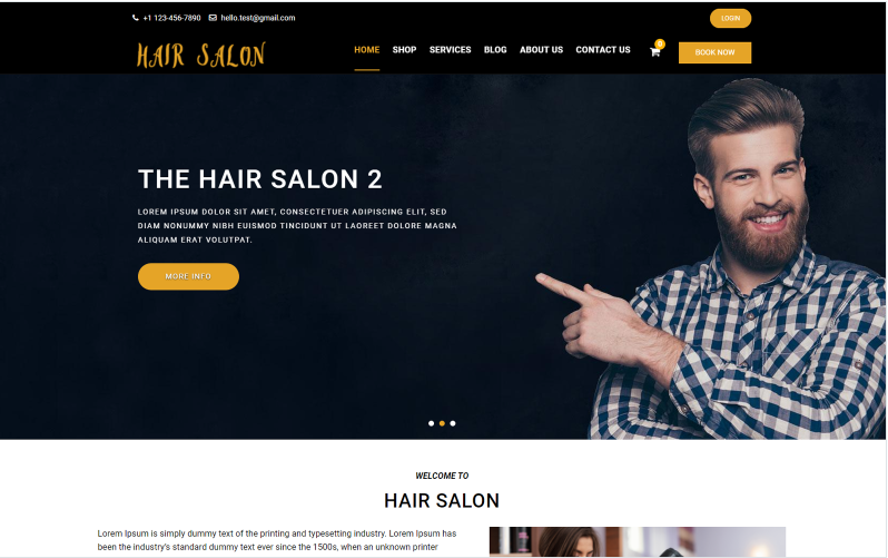 Mindz Salon WordPress Theme