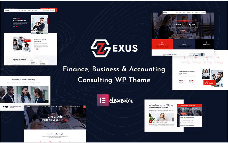 Product Image - Zexus – Accounting and Consulting Business WordPress Theme