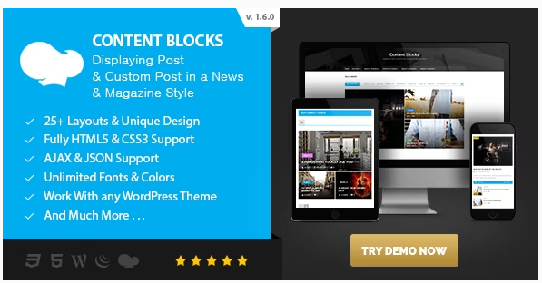 Product Image - Content Blocks Layout For WPBakery Page Builder – News & Magazine Style