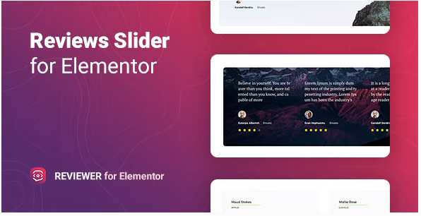 Reviewer – Reviews Slider for Elementor