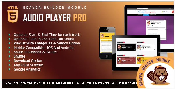 Audio Player PRO - Beaver Builder Module 2.7.3.5