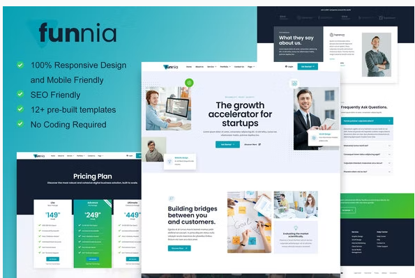 Funnia - Digital Agency Elementor Template Kit