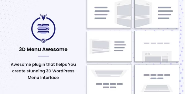 Stunning 3D Off Canvas Menu WordPress Plugin - 3D Menu Awesome